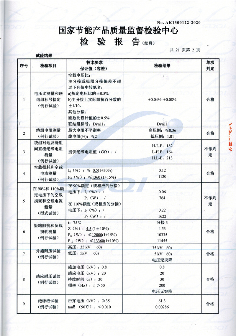 高低压试验报告-S11-1250甘州甘州甘州油浸式变压器-2.jpg